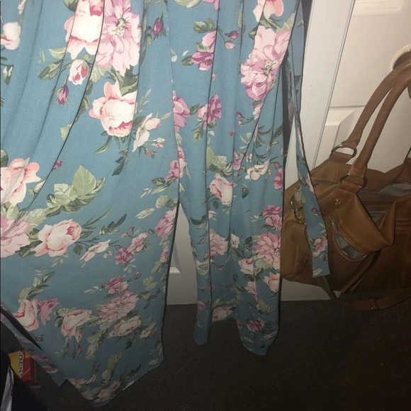 Floral Spaghetti strapped Jumpsuit - Picture 3 of 5